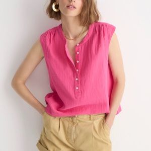 J. Crew Cora Gauze top, Small 2025 style.